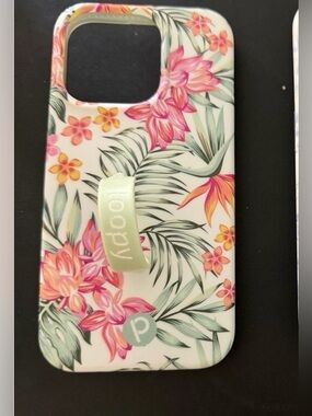 Perfect condition LOOPY IPhone 15 Cases - green floral
